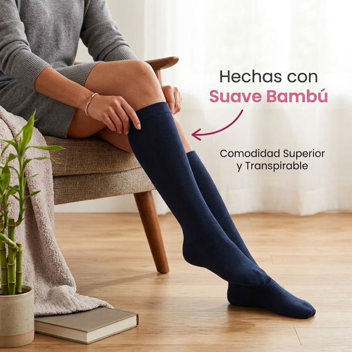 Calcetines de compresión Largos de bambú