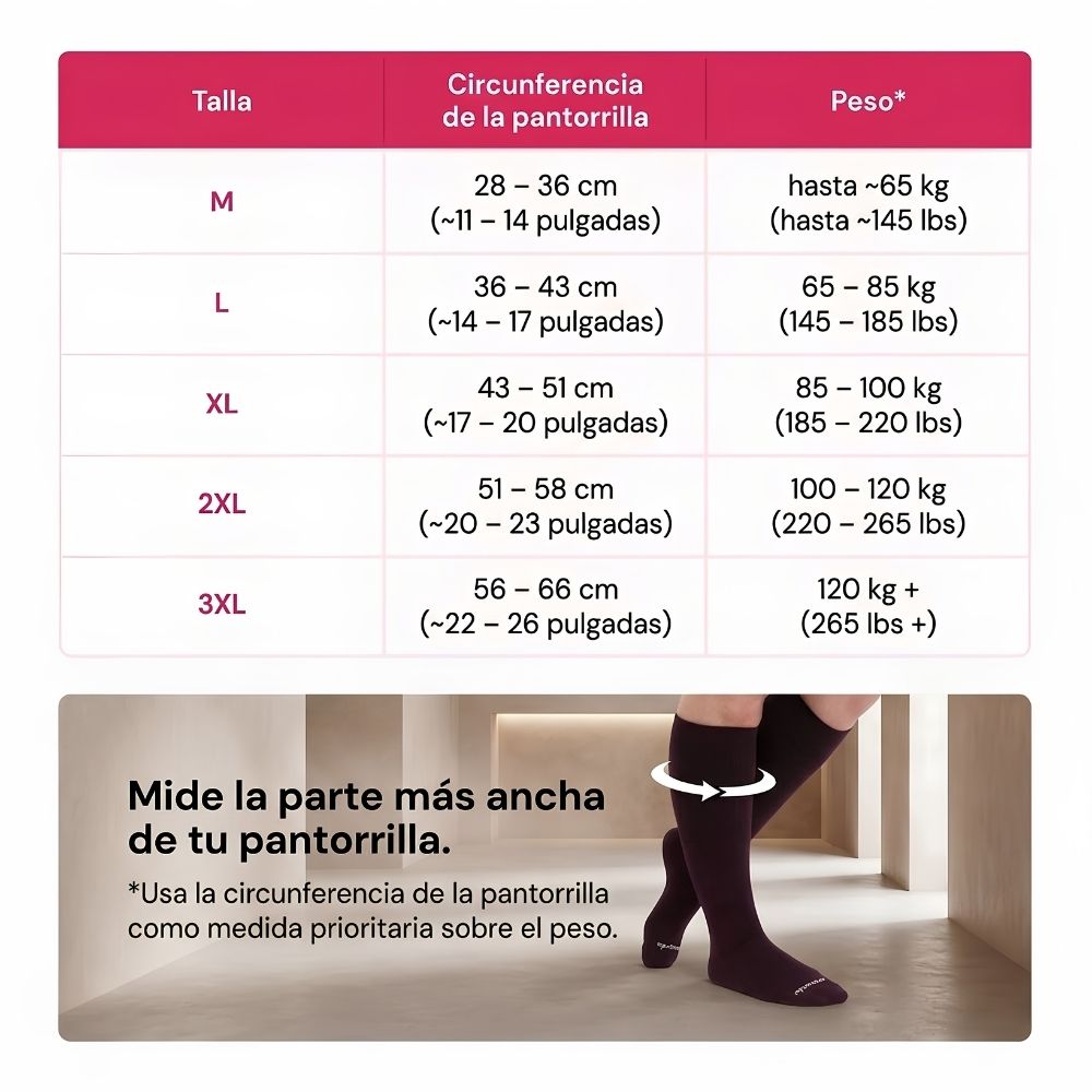 Calcetines de compresión anchos de bambú sin dedos