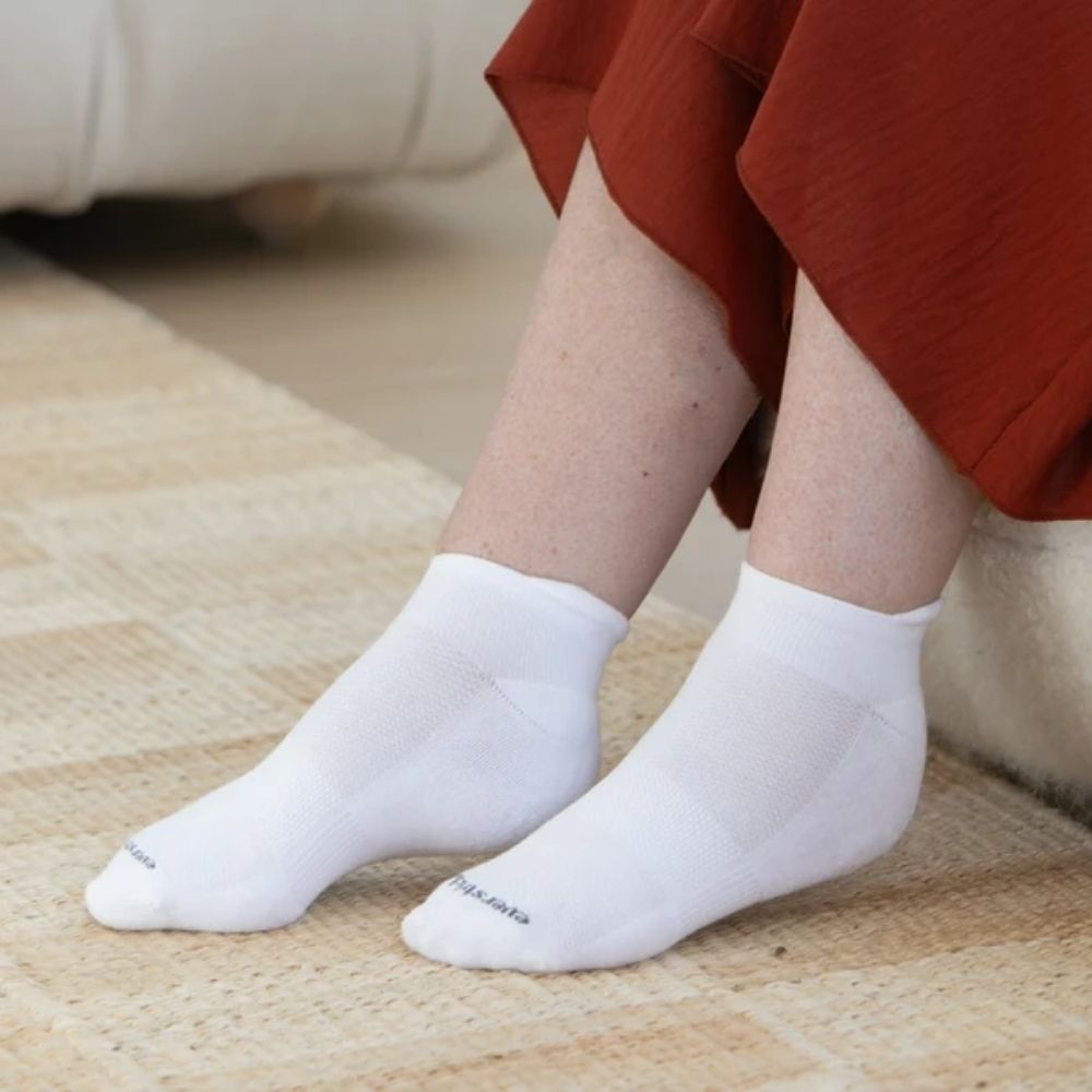 Calcetines de compresión de bambú hasta el tobillo