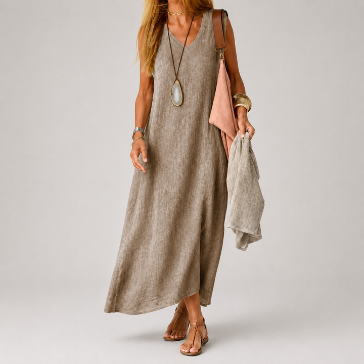 VESTIDO MARTINA – SILUETA PERFECTA CON CUELLO V