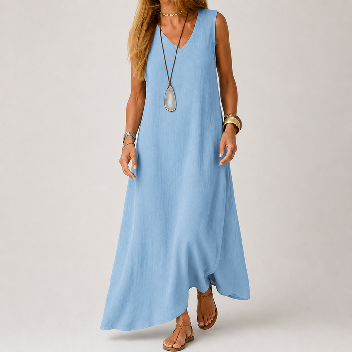 VESTIDO MARTINA – SILUETA PERFECTA CON CUELLO V